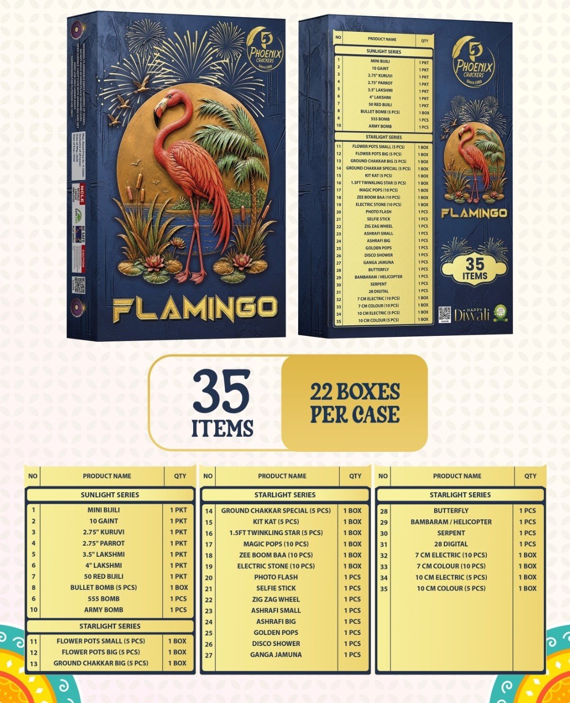 Flamingo 35 Items