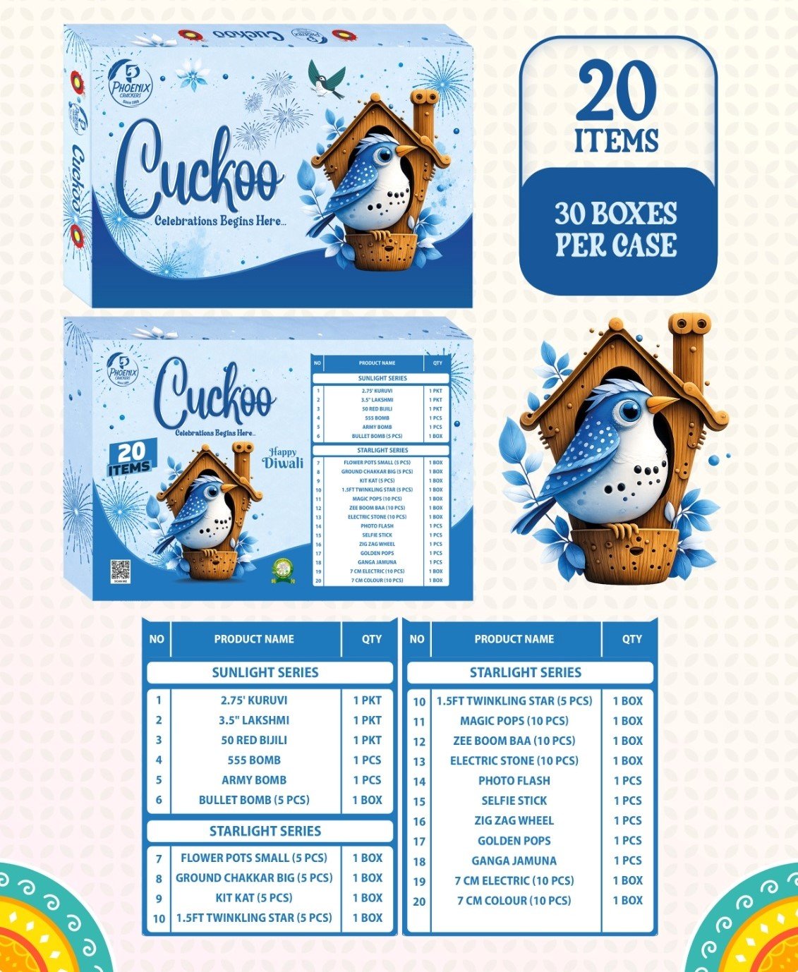Cuckoo 20 Items